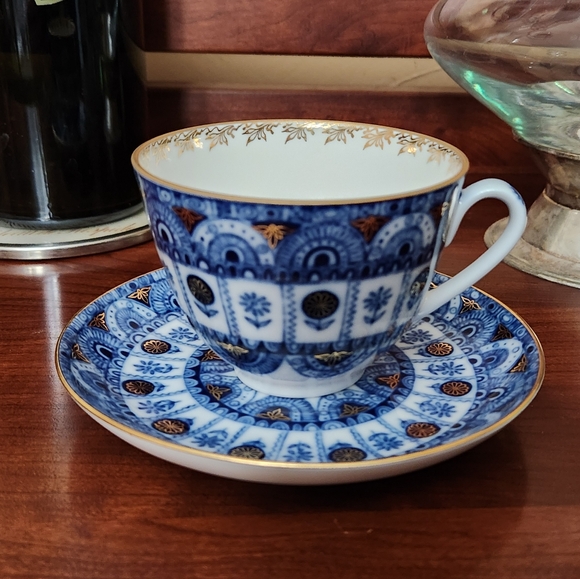 Lomonosov Other - Vintage Porcelain Lomonosov Tea Cup and Saucer